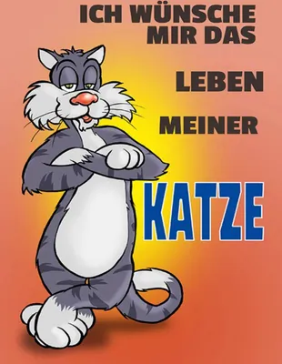 Produktbild von vianmo Holzschild 40x30 cm wünsche mir Leben meiner Katze