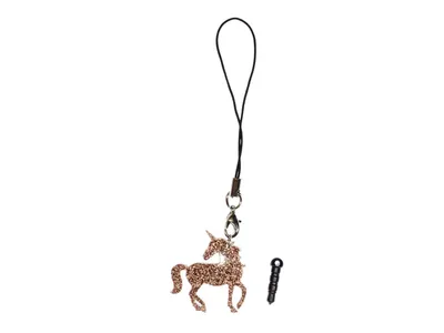 Produktbild von Glitzer Einhorn Handyanhänger Miniblings Pferd Handyschmuck Fantasy Fabelwesen