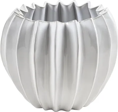 Produktbild von Wikholm form Design Pflanzgefäß / Blumentopf Keramik weiß ⌀ 15 x H 18 cm