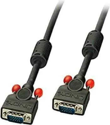 Produktbild von LINDY VGA Kabel M/M schwarz 5m HD15 M/M DDC-fähig