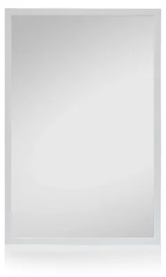 Produktbild von Classic by Casa Chic - Großer Wandspiegel - 90x60 cm - Echtholz - Handgefertigter Spiegel - Weiss