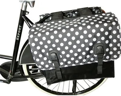 Produktbild von BECK Klassische Fahrradtasche mit kleinen Punkten