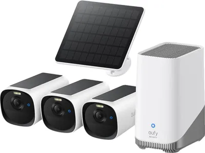 Produktbild von eufyCam E40 3-Cam Kit (HomeBase S380 and Solar Panel)