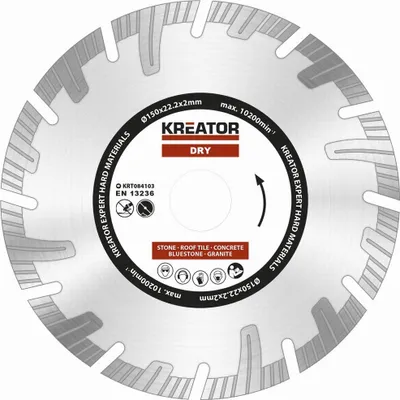 Zdjęcie produktu dla KREATOR KRT084103 - Diamentowa tarcza segmentowa 150mm EXPERT