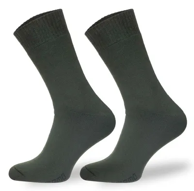 Imagen del producto de Calcetines térmicos Milena, aislamiento térmico, color verde, confort, algodón, talla 38-40