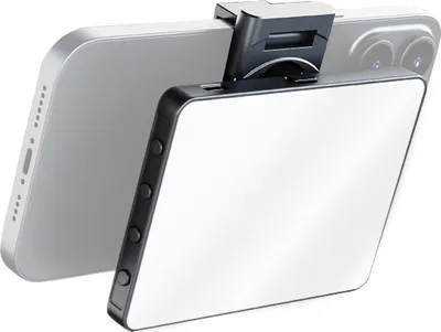 Zdjęcie produktu dla Dwukolorowa lampa fotograficzna M15 5W, kieszonkowe światło LED, temperatura barwowa 3000K-9900K, płynnie ściemniana, z 72 kulkami LED, otwory gwintowane 1/4 cala, akumulator 1500 mAh, zintegrowany z zaciskiem uchwytu telefonu i adapterem zimnej stopki do transmisji na żywo, domowego studia i fotografii komercyjnej