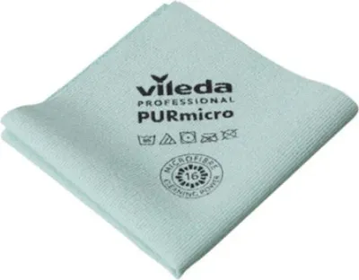 Produktbild von 20x Vileda PURmicro Active Allrounder-Tuch, Farbe Rot - 5 Stück | Packung (5 Stück)