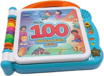 Produktbild von VTech Baby Mein 100-Wörter-Buch: Orte, 2 Jahr(e), Mit Ton, AA, Mehrfarbig