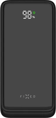Image de Powerbank 10000mAh, 22.5W USB-C PD, 2x USB-A avec écran LCD, Fixed Zen2, noir
