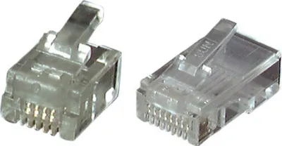 Produktbild von EFB Elektronik 37518.1-100, RJ-12, Transparent, U/UTP (UTP), 100 Stück(e)