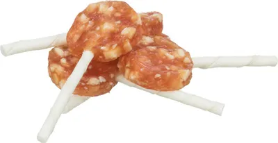 Productafbeelding van Trixie Denta Fun Kip-kaas lolly - 50 stuks