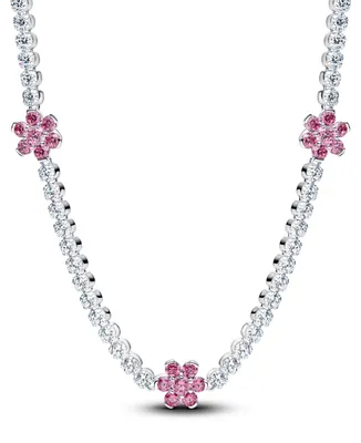 Produktbild von PANDORA Kette Blumen für Damen aus 925er Silber, Zirkonia