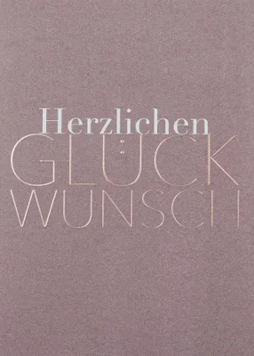 Produktbild von Räder Glückwunschkarte Herzlichen Glückwunsch