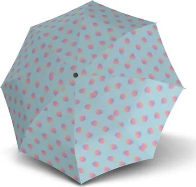 Immagine prodotto di Knirps ombrello tascabile ombrello A.200 Medium Duomatic Magic Dots Sky celeste