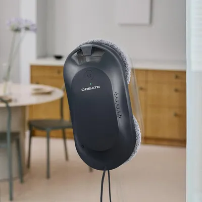 Produktbild von CREATE WIPEBOT PRO, Schwarz, 0,06 l, 75 dB, 100 - 240 V, 72 W, 3 h