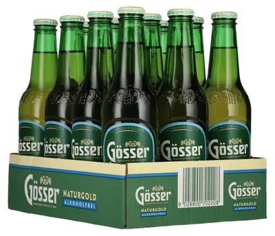 Produktbild von Gösser Natur Gold alkoholfrei 12x0,33l