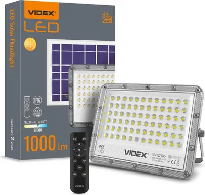 Obrázek produktu pro LED solární reflektor + dálkové ovládání | 1000 lm