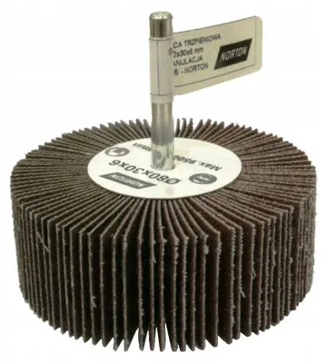 Produktbild von Norton Lamellenschleifscheibe mit Dorn P40 Schleifen 80mm