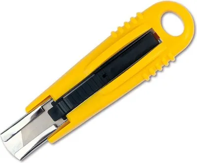 Zdjęcie produktu dla Nóż bezpieczeństwa z wysuwanym ostrzem, 18 mm
