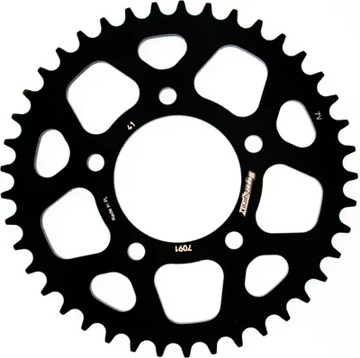 Produktbild von Alu-Kettenrad Supersprox 520 - 41Z (schwarz) RAL-7091:41-BLK|ID 76,0 LK 100,0 5-Loch