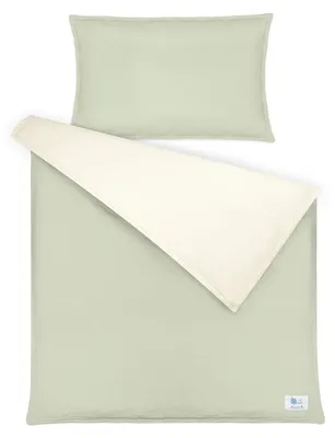 Immagine prodotto di Set di lenzuola per culla, dimensioni 100 x 135 cm, realizzato in 100% cotone