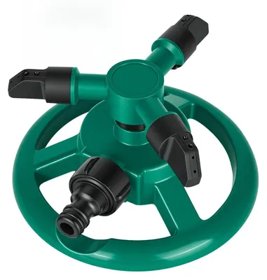 Imagen del producto de Riego giratorio de 360° con 3 brazos, sistema de riego automático, para manguera de jardín