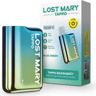 Produktbild von Elfbar Lost Mary Tappo Akku Blue Green