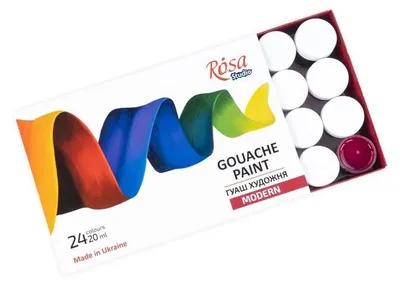 Zdjęcie produktu dla Zestaw farb gwaszowych ROSA STUDIO - CLASSIC | 12x20 ml