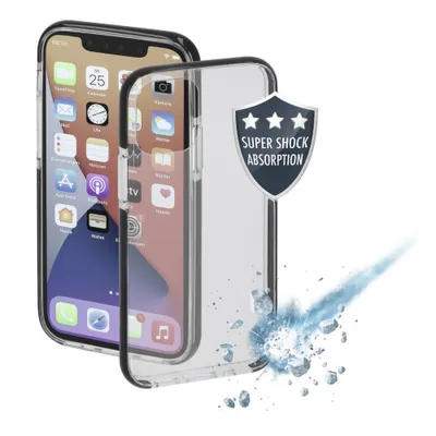 Zdjęcie produktu dla Hama 00196958, Pokrowiec, Apple, iPhone 13, Czarny, Przezroczysty