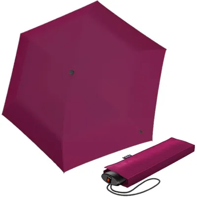 Zdjęcie produktu dla Knirps KNIRPS AS.050 SLIM SMALL VIOLET - lekki damski parasol składany na płasko