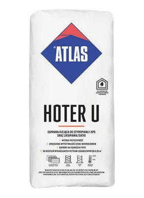 Produktbild von ATLAS HOTER U WHITE - Hochwertiger weißer Klebemörtel