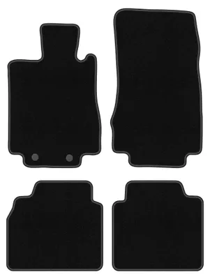 Produktbild von Velours-Fußmatten für Mercedes S W220 1998-2005 (Langversion) – 4-tlg, Schwarz, passgenau – Wielganizator BASIC