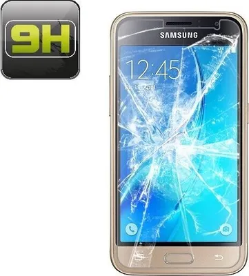 Produktbild von 1x 9H Hartglasfolie für Samsung Galaxy J1 Panzerfolie Schutzglas Displayglas KLAR Panzerglas Schutzfolie