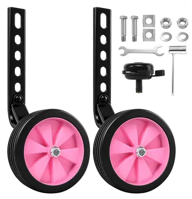 Image de Solidchoice - Roues d'apprentissage universelles réglables pour vélos pour enfants de 12 à 20 pouces