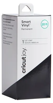 Immagine prodotto di Cricut Smart Vinyl Perm. lucido NERO 20FT 5,5 x 240" 1 rotolo