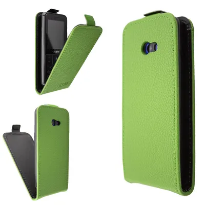 Obrázek produktu pro caseroxx pouzdro na mobilní telefon Knock Cover kompatibilní s Alcatel 3088 / 3088X, pouzdro na smartphone Knock Cover v zelené barvě