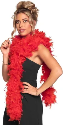 Produktbild von Federboa 80g rot Kostüm Zubehör Fasching Karneval