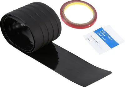 Image de Nouveau pare-chocs arrière en caoutchouc -Protecteur de coffre -Bande de protection Noir Noir
