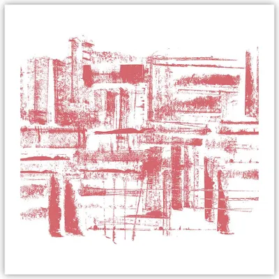 Produktbild von Poster - Poster ohne Rahmen - Rot Textur Muster - 60x60 cm - Wand Bild - Wanddeko - Wandbilder - Kunstposter - Wandposter - Bilder - Kunstdruck - Wanddekoration - Wandbild - P2XAC60x60-5048