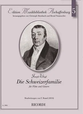 Produktbild von Die Schweizerfamilie für Gesang und Gitarre Partitur und Stimme