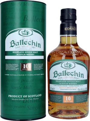 Produktbild von Edradour Ballechin 10 Years Old Highland Single Malt 46% Vol. 0,7l in Geschenkbox