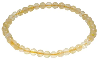 Armband-aus-Citrin-4mm-endlos-dehnbar