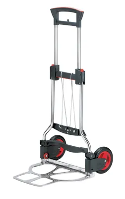 Produktbild von SECO Transportkarre klappbar Tragfähigkeit 125kg Höhe 1130mm Polymerreifen Rad-Durchmesser 200mm - 2234-81