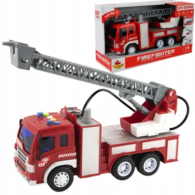 Produktbild von Feuerwehrwagen, Drehleiter, Feuerwehrmann WY351B