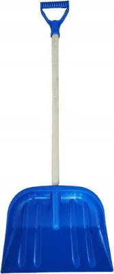 Produktbild von Schneeschaufel für Kinder Blau Holzstiel 83cm Schneeschieber Schneeräumer