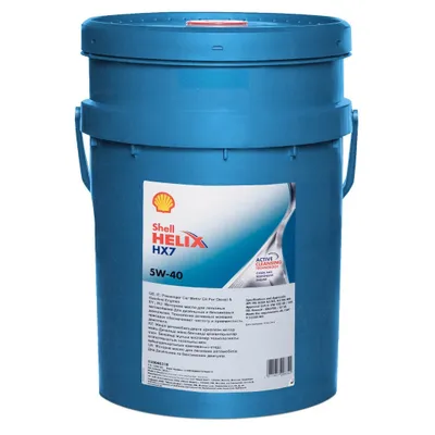 Obrázek produktu pro 20 litrů SHELL 5W-40 Helix HX7 MB 229.3 VW 502 00 VW 505 00 Renault RN0700
