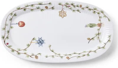 Immagine prodotto di Kähler Design - Piatto da portata ovale natalizio Hammershøi, 40x22,5 cm