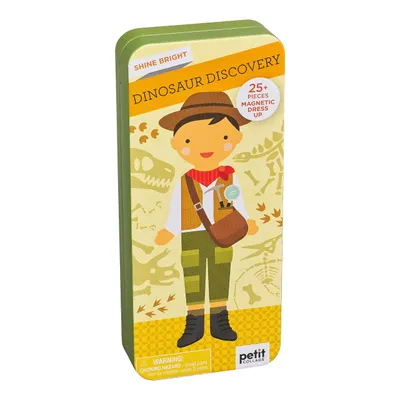 Produktbild von Petit Collage magnetisches Spielzeug Anziehspiel Dino Entdeckung Karton