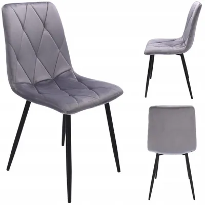 Image de Chaise PIADO, couleur grise (avec pieds et vis)
