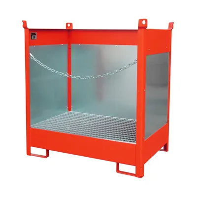 Produktbild von Bauer Fass-Stapelpalette FSP-2 G, lackiert, Feuerrot